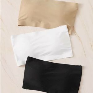 Shein 3 Pack Seamless Bandeaus OS NWT